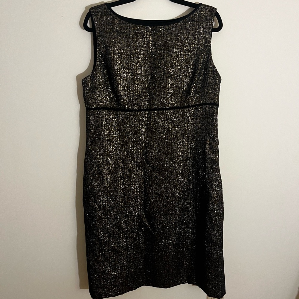Gold Shift Alex Marie Dress | Size 12